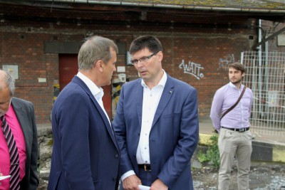 Hejtman Rozbořil si prohlédl rekonstrukci olomoucké železniční stanice