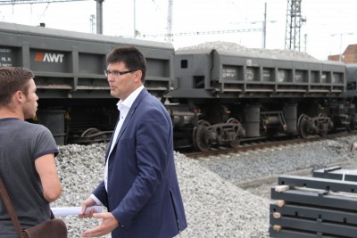 Hejtman Rozbořil si prohlédl rekonstrukci olomoucké železniční stanice