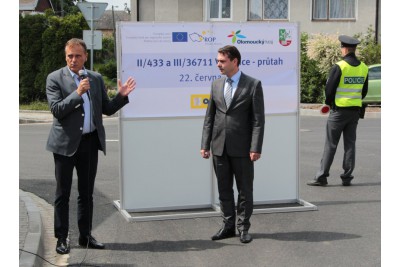 Průtah Výšovicemi na Prostějovsku otevřen