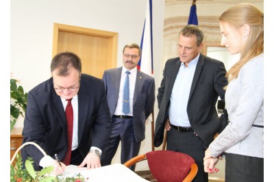 Nový generální konzul Ruska se setkal s hejtmanem Rozbořilem