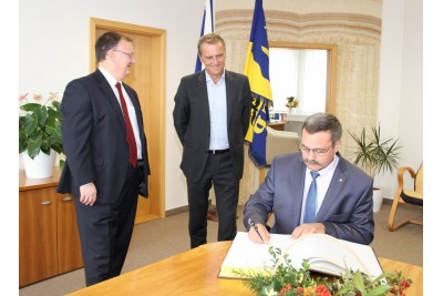 Nový generální konzul Ruska se setkal s hejtmanem Rozbořilem