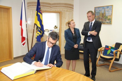 Hejtman přijal francouzského velvyslance Asvazadouriana