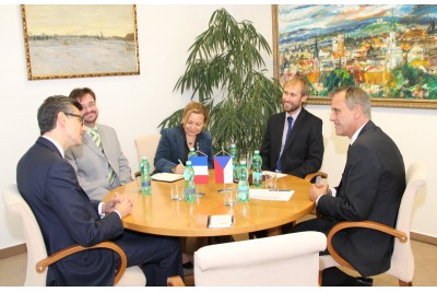 Hejtman přijal francouzského velvyslance Asvazadouriana