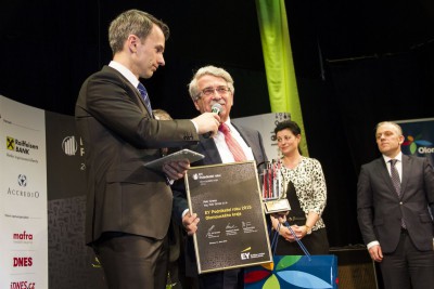 Titul EY Podnikatel roku Olomouckého kraje získal Petr Gross