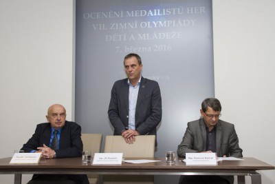 Hejtman Rozbořil ocenil sportovce z olympiády dětí a mládeže