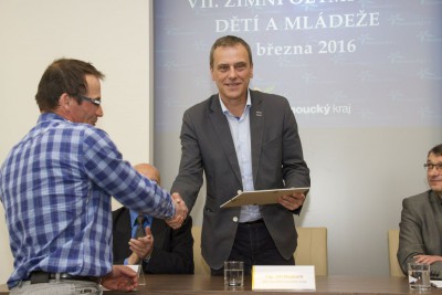 Hejtman Rozbořil ocenil sportovce z olympiády dětí a mládeže