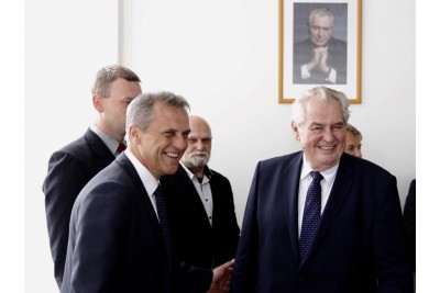Prezident Miloš Zeman zahájil třídenní návštěvu Olomouckého kraje