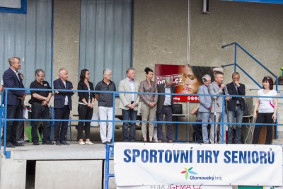 Začaly 1. Sportovní hry seniorů Olomouckého kraje