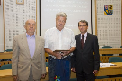 Trenéři a sportovní funkcionáři získali ocenění hejtmana Olomouckého kraje