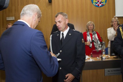 Hejtman ocenil tři hasiče z Olomouckého kraje