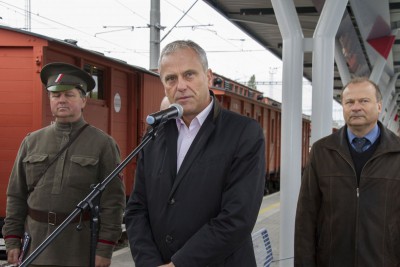 Legiovlak poprvé přijíždí do Olomouckého kraje