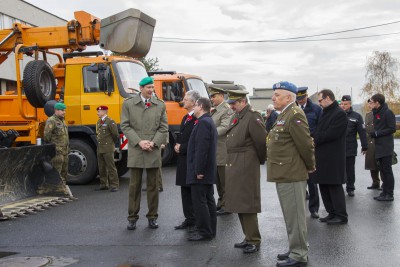 Hejtman uctil památku obětí vojenských konfliktů a poděkoval válečným veteránům