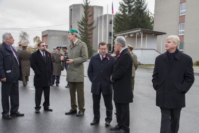 Hejtman uctil památku obětí vojenských konfliktů a poděkoval válečným veteránům