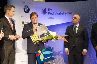 Titul EY Podnikatel roku Olomouckého kraje získal Pavel Koutný