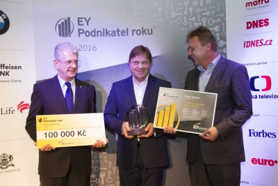 Titul EY Podnikatel roku Olomouckého kraje získal Pavel Koutný
