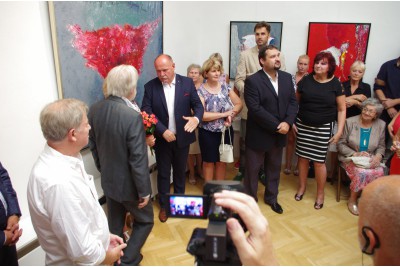 Hejtman Ladislav Okleštěk zahájil výstavu v Muzeu a galerii v Prostějově
