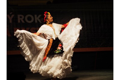 Hejtman Ladislav Okleštěk se zúčastnil mezinárodního folklorního festivalu ve Velké Bystřici