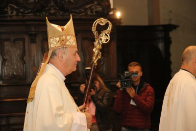  Náměstek hejtmana Olomouckého kraje Jiří Zemánek se zúčastnil mše za Policii ČR 