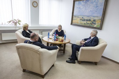 Prezident Miloš Zeman zahájil návštěvu Olomouckého kraje