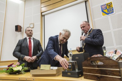 Prezident Miloš Zeman zahájil návštěvu Olomouckého kraje