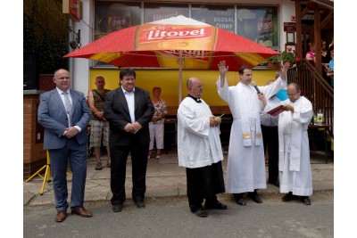 Svěcení cisterny v Pavlově