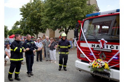 Svěcení cisterny v Pavlově