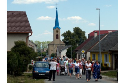 Svěcení cisterny v Pavlově