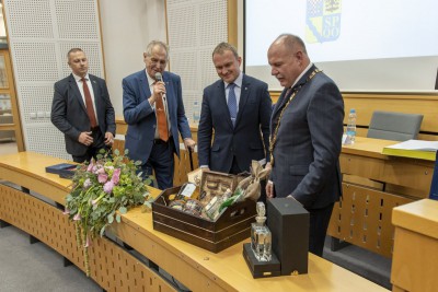 Prezident Miloš Zeman na návštěvě v Olomouckém kraji