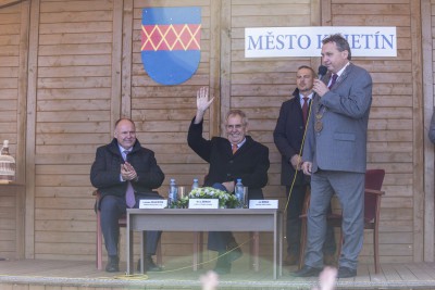 Prezident Miloš Zeman na návštěvě v Olomouckém kraji