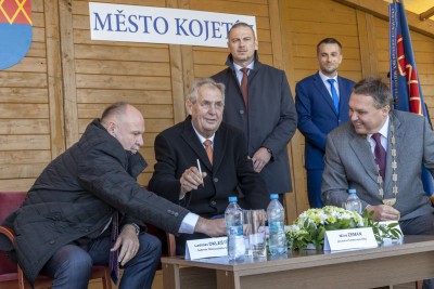 Prezident Miloš Zeman na návštěvě v Olomouckém kraji