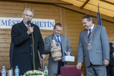 Prezident Miloš Zeman na návštěvě v Olomouckém kraji