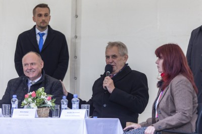 Prezident Miloš Zeman na návštěvě v Olomouckém kraji