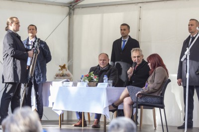 Prezident Miloš Zeman na návštěvě v Olomouckém kraji