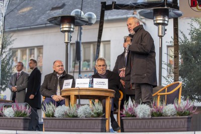 Prezident Miloš Zeman na návštěvě v Olomouckém kraji