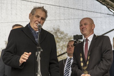 Prezident Miloš Zeman na návštěvě v Olomouckém kraji