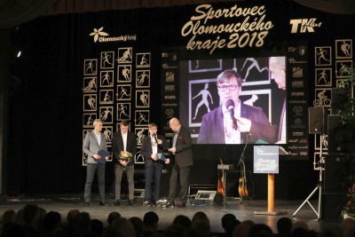 Vyhlášení vítěze ankety Sportovec roku Olomouckého kraje 2018