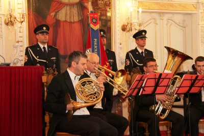 Slavnostní shromáždění policistů z olomouckého ředitelství