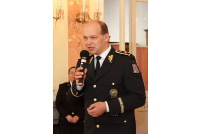 Slavnostní shromáždění policistů z olomouckého ředitelství
