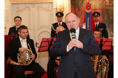 Slavnostní shromáždění policistů z olomouckého ředitelství