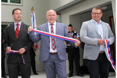 Slavnostní otevření hasičské zbrojnice Olomouc - Chválkovice
