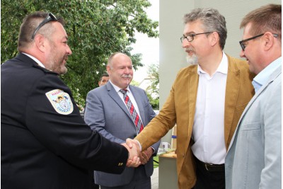 Slavnostní otevření hasičské zbrojnice Olomouc - Chválkovice