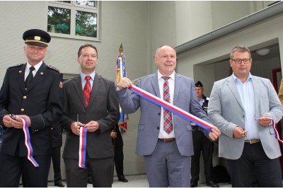 Slavnostní otevření hasičské zbrojnice Olomouc - Chválkovice