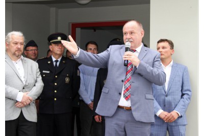 Slavnostní otevření hasičské zbrojnice Olomouc - Chválkovice