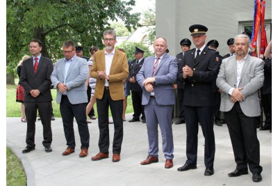 Slavnostní otevření hasičské zbrojnice Olomouc - Chválkovice