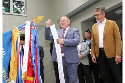 Slavnostní otevření hasičské zbrojnice Olomouc - Chválkovice