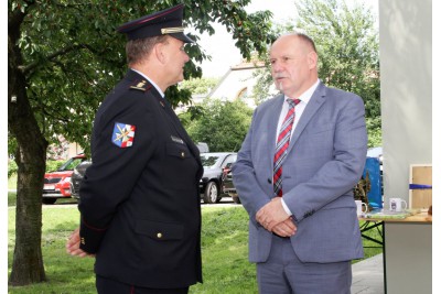 Slavnostní otevření hasičské zbrojnice Olomouc - Chválkovice