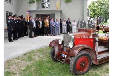 Slavnostní otevření hasičské zbrojnice Olomouc - Chválkovice