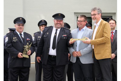 Slavnostní otevření hasičské zbrojnice Olomouc - Chválkovice