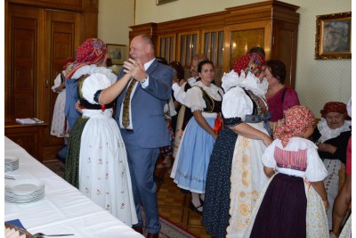 Hejtman Ladislav Okleštěk se zúčastnil Prostějovských hanáckých slavností Foto: MmPv