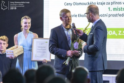 Ceny životního prostředí ovládl Sluňákov. Jeho ředitel navíc dostal cenu hejtmana    Foto: Filip Jančo